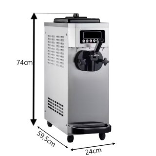 Automat do lodów włoskich nastawny 1 smak pompa napowietrzająca 5 l Resto Quality RQMPL3