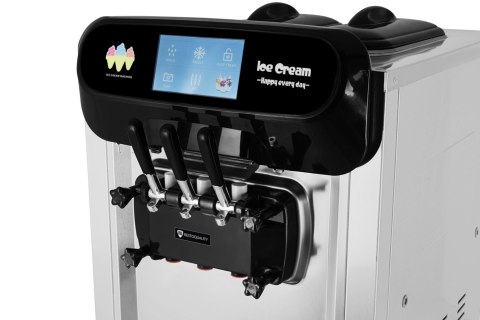 Maszyna do lodów włoskich soft 2 smaki + mix wolnostojąca 2x8 l Resto Quality RQ369NC