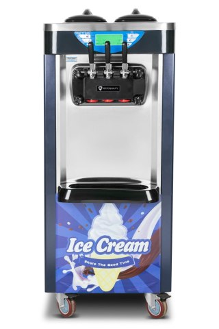 Maszyna do lodów włoskich soft niebieska chłodzenie nocne 2x6l Resto Quality RQ208C-B