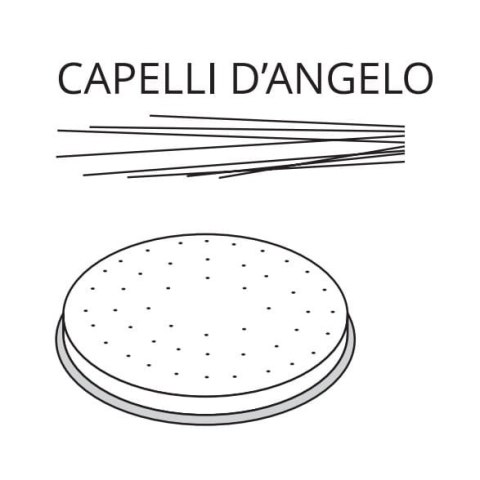 Matryca do makaronu Capelli D'angelo ø 1 mm do PF25EN PF40EN Resto Quality ACTRMPF7