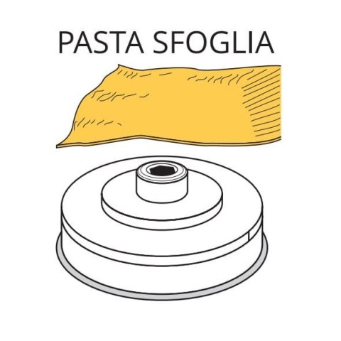 Matryca do makaronu Pasta Sfoglia 155 mm do PF25EN PF40EN Resto Quality ACTRMPF11