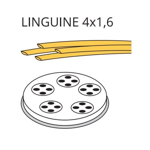 Matryca do makaronu Linguine 4x1,6 mm do maszynki PF80E i MPF8N Resto Quality ACTRMPF54
