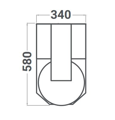 Miesiarka spiralna do ciast ciężkich 16 l dwie prędkości 400V Resto Quality VNR/10KR
