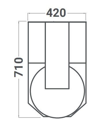 Miesiarka spiralna do ciast ciężkich 41 l dwie prędkości 400V Resto Quality VNR/30KR
