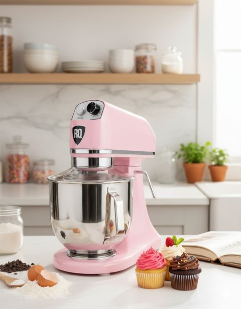 Mikser planetarny gastronomiczny pojemność 7 litrów RÓŻOWY Resto Quality RQB7-P