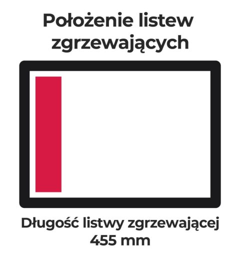 Pakowarka próżniowa iSENSOR L listwa 455 mm Busch przyłącze gaz Resto Quality TIL2B1G2