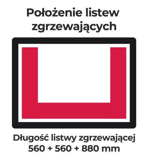 Pakowarka iSENSOR L wolnostojąca 3 listwy Busch przyłącze gaz Resto Quality FIL6BUG2