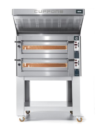 Piec do pizzy dwukomorowy cyfrowy 4+4x36 cm Donatello Resto Quality DN435/2 D