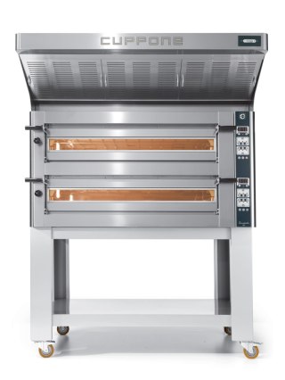 Piec do pizzy dwukomorowy cyfrowy 6+6x36 cm szeroki Resto Quality DN635L/2 CD