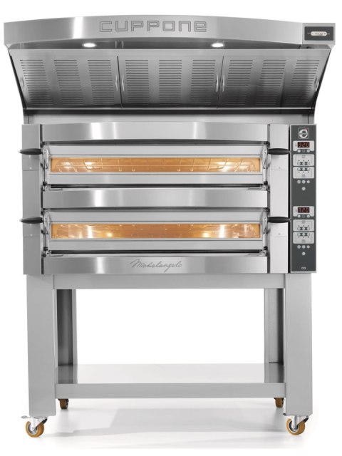 Piec do pizzy dwukomorowy Michelangelo cyfrowy 6+6x36 cm Resto Quality ML635/2 CD