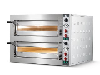 Piec do pizzy elektryczny dwukomorowy Tiepolo 6+6x36 cm Resto Quality TP635/2CM