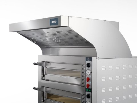 Piec do pizzy elektryczny dwukomorowy szeroki Tiepolo Resto Quality TP635L/2CM