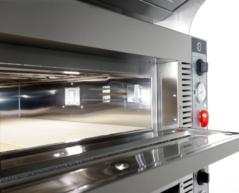 Piec do pizzy elektryczny dwukomorowy szeroki Tiepolo Resto Quality TP635L/2CM