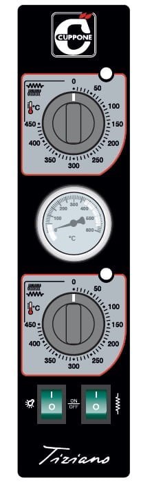 Piec do pizzy elektryczny dwukomorowy Tiziano 2+2x30 cm Resto Quality TZ230/2M