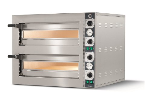 Piec do pizzy elektryczny dwukomorowy Tiziano 4+4x25 cm Resto Quality TZ425/2M