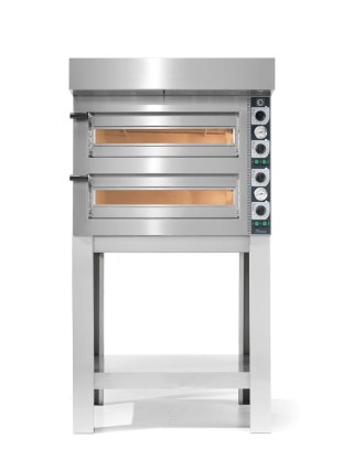 Piec do pizzy elektryczny dwukomorowy Tiziano 4+4x35 cm Resto Quality TZ435/2M