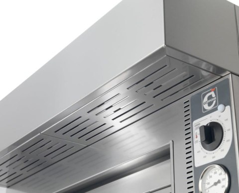 Piec do pizzy elektryczny dwukomorowy Tiziano 4+4x35 cm Resto Quality TZ435/2M