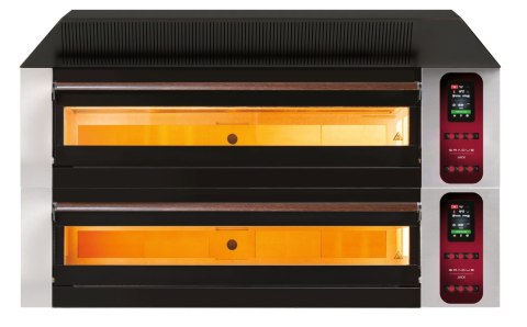 Piec elektryczny dwukomorowy podstawa z prowadnicami 8x30 cm Resto Quality COMP - 2ST L6