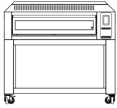 Piec elektryczny do pizzy jednokomorowy z podstawą 16x30 cm Resto Quality COMP - 1S L12