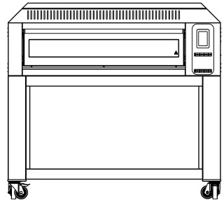 Piec elektryczny do pizzy jednokomorowy z podstawą 9x30 cm Resto Quality COMP - 1S L9
