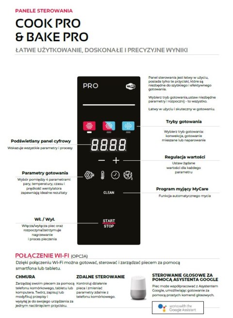 Piec piekarniczo-cukierniczy elektryczny Bake Pro 6 blach 400 V Resto Quality BAKE PRO 6E