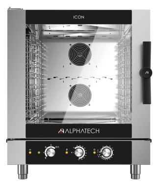 Gazowy piec konwekcyjno-parowy manualny 7xGN1/1 7x600x400 Resto Quality ICGM071E