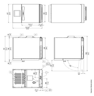 Piec hybrydowy konwekcyjno-mikrofalowy Oracle XL Boosted czerwony Resto Quality ORACRBXL