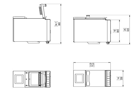 Piec hybrydowy konwekcyjno-mikrofalowy Oracle XS 3,6 kW stalowy Resto Quality ORXSTG