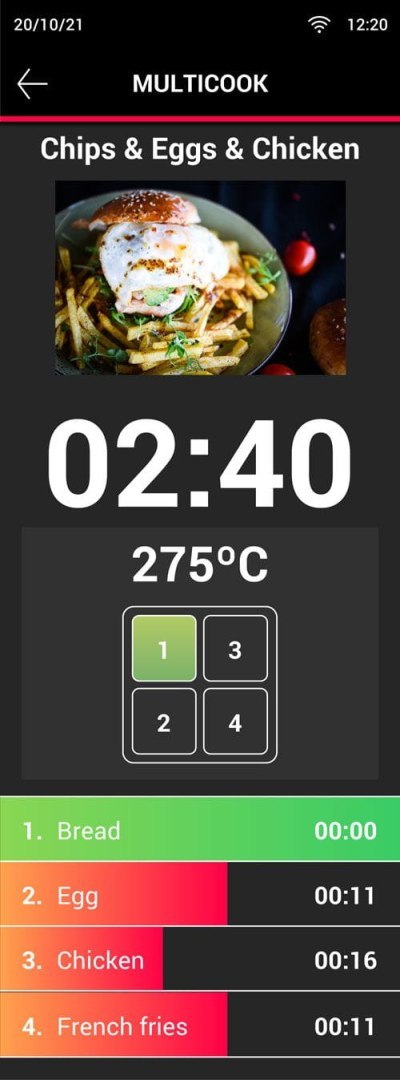 Piec konwekcyjny szybkiego gotowania Quick 1T dotykowy czarny Resto Quality QUICK 1T BLACK