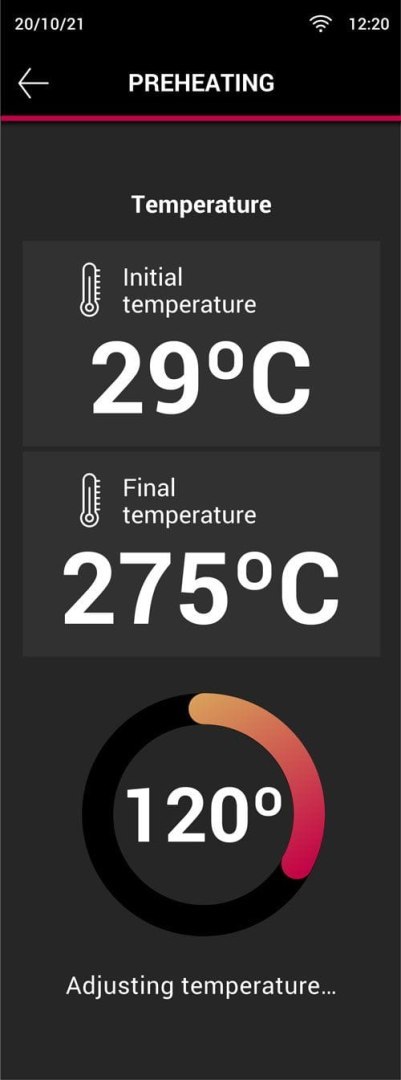 Piec konwekcyjny szybkiego gotowania Quick 1T dotykowy czerwony Resto Quality QUICK 1T RED