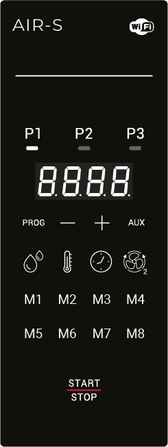 Piec konwekcyjny z naparowaniem Bakershop Air-S 4x600x400 mm Resto Quality BAKERSHOP AIR-S 4E