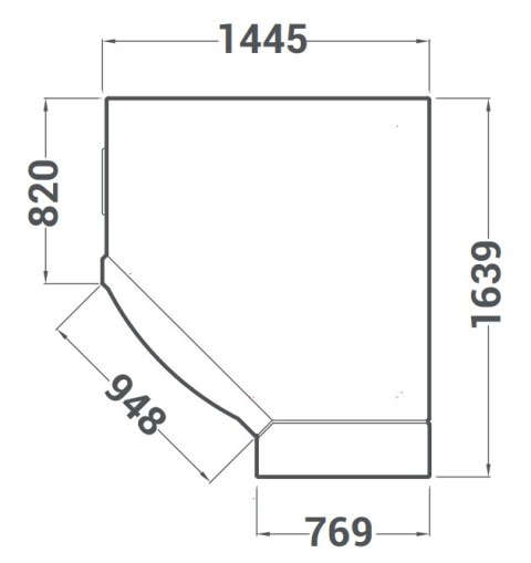 Narożny piec do pizzy Caravaggio dotykowy 8x36 cm 11,8 kW Resto Quality CR835/1 TS