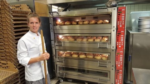 Modułowy piec piekarniczy 2-komorowy 15 kW 400V 1260x1020 mm Resto Quality MD/800/1