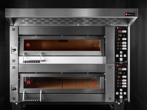 Modułowy piec piekarniczy 2-komorowy 18 kW 400V 1260x1020 mm Resto Quality MD/800/2