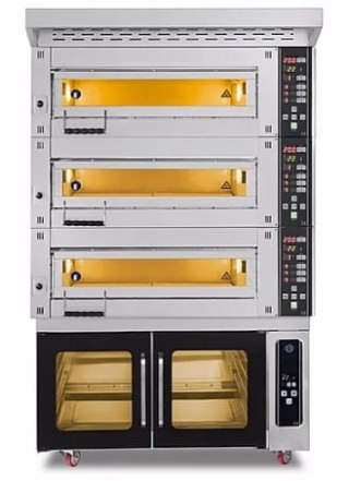 Modułowy piec piekarniczy 3-komorowy 25,5 kW 400V 1260x1020 mm Resto Quality MT/800/2