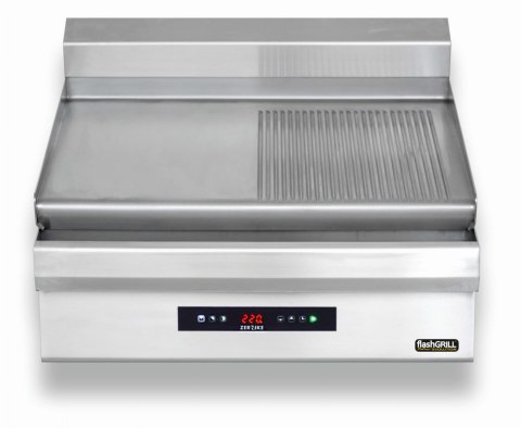 Energooszczędna płyta grillowa gładko-ryflowana podwójna Zernike Resto Quality GE8090D1C