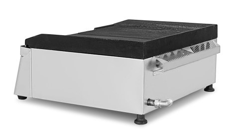 Płyta grillowa gazowa gładko-ryflowana profesjonalna 3,2 kW Resto Quality RQG30953