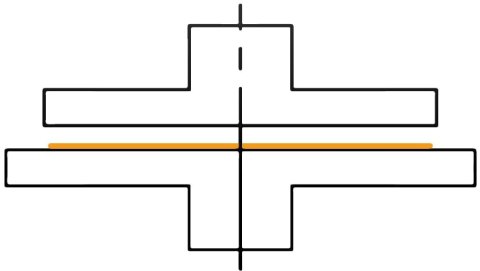 Prasa do formowania ciasta na pizzę podkład bez rantu Resto Quality PR45L