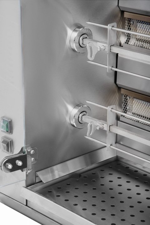 Rożen opiekacz do kurczaków gazowy wsad 10 sztuk Resto Quality CRG2