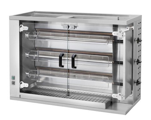 Rożen opiekacz do kurczaków gazowy wsad 15 sztuk Resto Quality CRG3