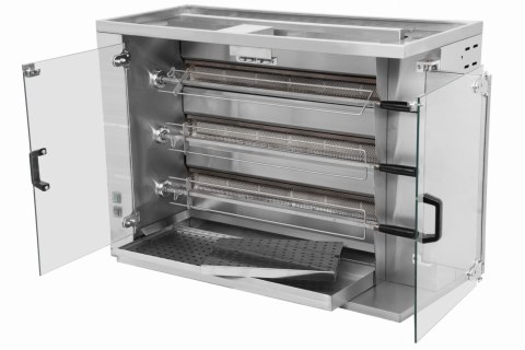 Rożen opiekacz do kurczaków gazowy wsad 15 sztuk Resto Quality CRG3