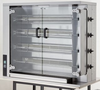 Rożen opiekacz do kurczaków gazowy wsad 20 sztuk Resto Quality CRG4