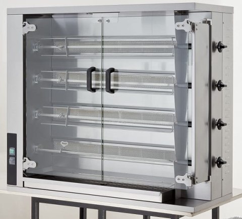 Rożen opiekacz do kurczaków gazowy wsad 20 sztuk Resto Quality CRG4