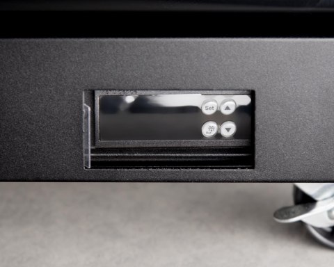 Szafa chłodnicza przeszklona czarna gastronomiczna 590 l Resto Quality RQ880H-BLACK