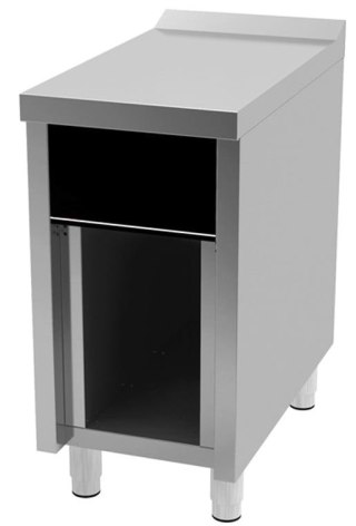 Stanowisko neutralne podstawa otwarta 400x750 mm linia 750 Resto Quality RQNS7504E