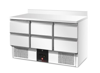 Stół chłodniczy 6-szufladowy 368 l agregat dolny 1367x700 mm Resto Quality RQS903 6D