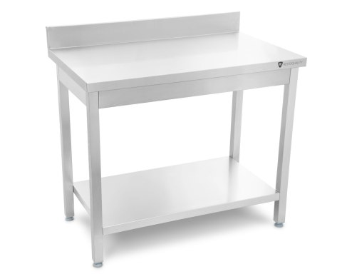 Stół przyścienny z półką skręcany wymiary 1400x600x850 mm Resto Quality RQMSP6140P