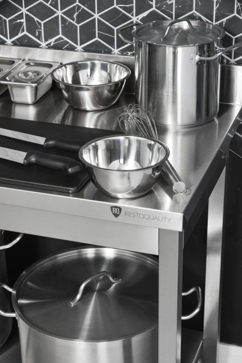 Stół przyścienny z półką skręcany wymiary 1400x600x850 mm Resto Quality RQMSP6140P