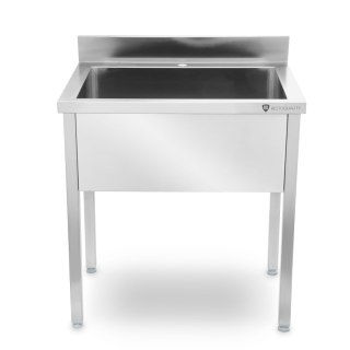 Stół z basenem 1-komorowym skręcany wymiary 800x600x850 mm Resto Quality RQMSB6080