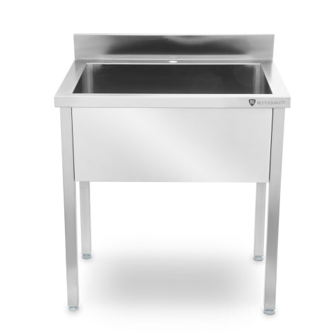 Stół z basenem 1-komorowym skręcany wymiary 800x600x850 mm Resto Quality RQMSB6080